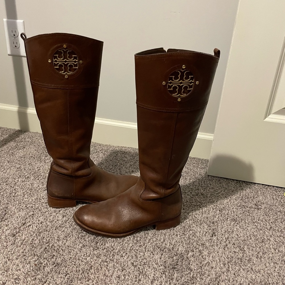 Gently worn Tory Burch riding boots